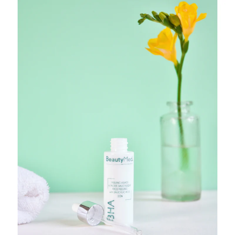 BEAUTY MED BHA Crème Peeling Visage Acide Salicylique 10% 30ml Exfoliant Anti-Imperfections Pores Affinés - Image 2