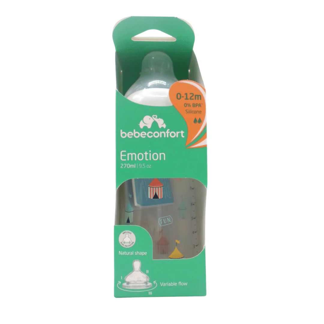 BÉBÉ CONFORT Biberon PP Emotion The Traveller Blanc 0-12m 270ml