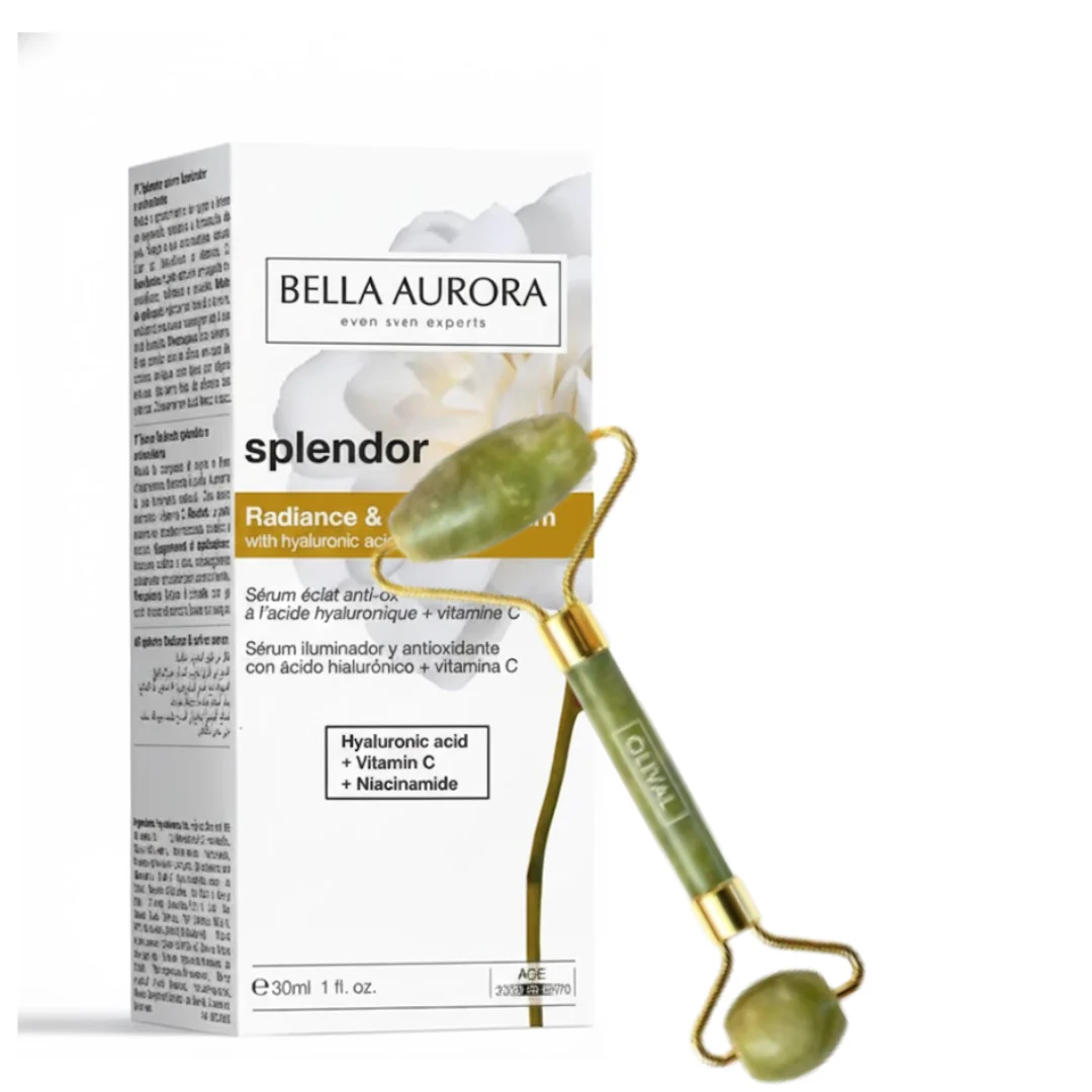 Bella Aurora Splendor Serum Radiance 30ml+Rolleur De Massage Pack