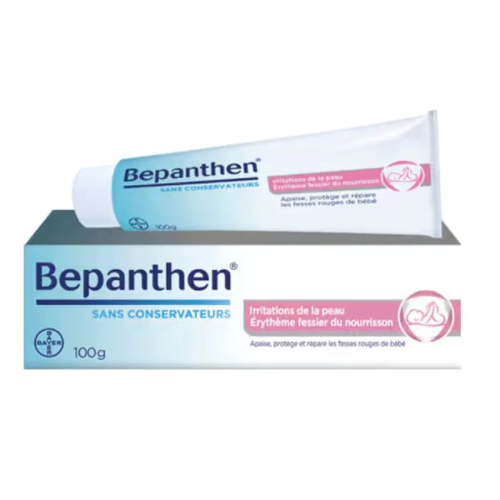 BEPANTHEN Pommade 100g Dexpanthénol Soin Réparateur Irritations Érythème Fessier Bébé Adulte Format Familial