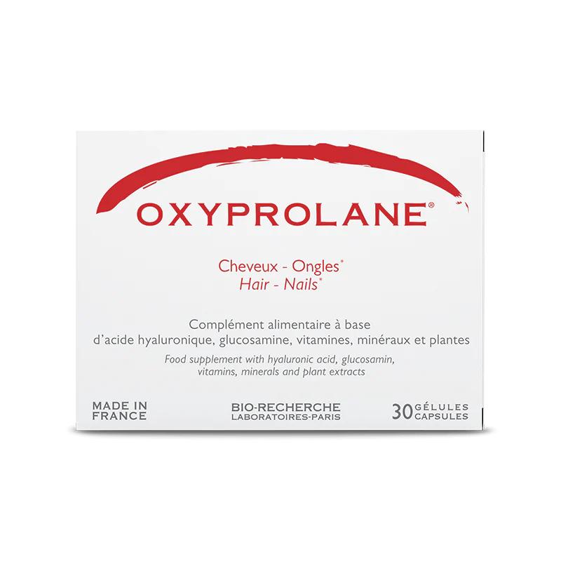 BIO RECHERCHE Oxyprolane Cheveux & Ongles 30 Gélules Complément Alimentaire Pousse Cheveux Fortification Ongles