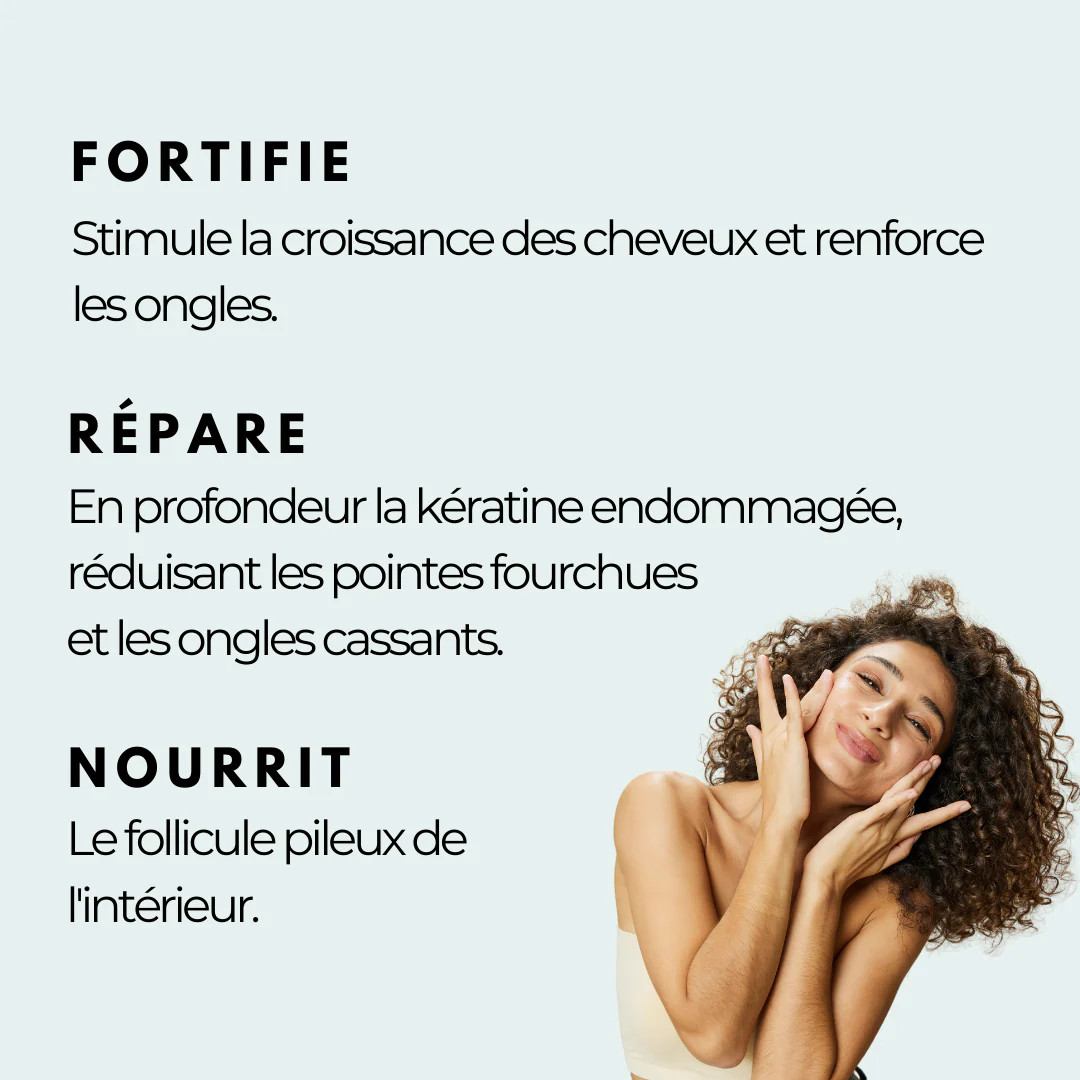 BIO RECHERCHE Oxyprolane Cheveux & Ongles 30 Gélules Complément Alimentaire Pousse Cheveux Fortification Ongles - Image 3