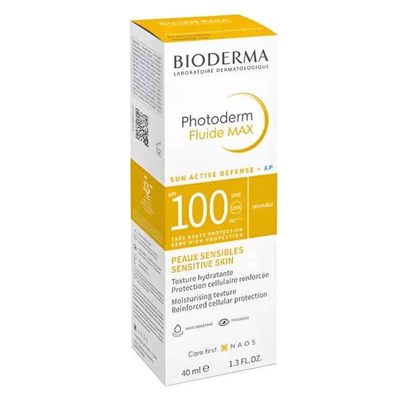 BIODERMA Photoderm Fluide Max SPF 100 Invisible 40ml Protection Solaire Maximale UVA UVB Peaux Sensibles - Image 2