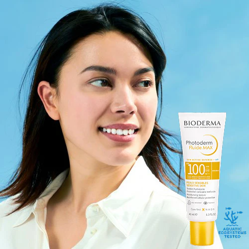 BIODERMA Photoderm Fluide Max SPF 100 Invisible 40ml Protection Solaire Maximale UVA UVB Peaux Sensibles - Image 3