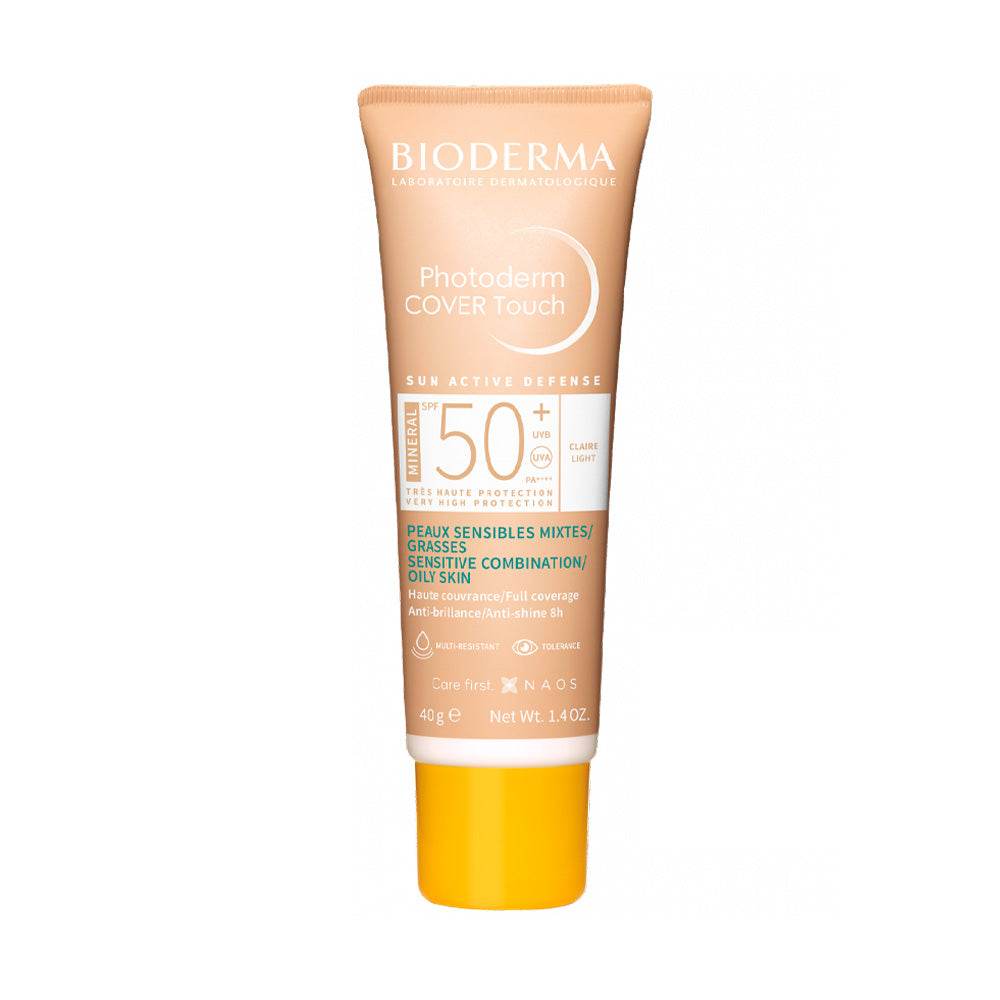 BIODERMA Photoderm Cover Touch Mineral SPF50+ Crème Teintée Protection Minérale 40g