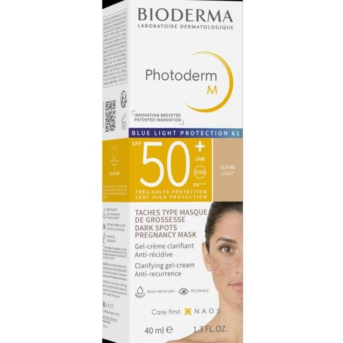 BIODERMA Photoderm M Crème Teintée SPF50+ 40ml Anti-Mélasma Lumière Bleue Protection Peaux Sensibles - Image 2