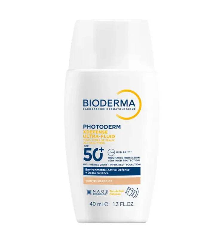 BIODERMA Photoderm Xdefense Ultra Fluid SPF50+ 40ml Protection UV Pollution Lumière Bleue Anti-Âge - Image 2
