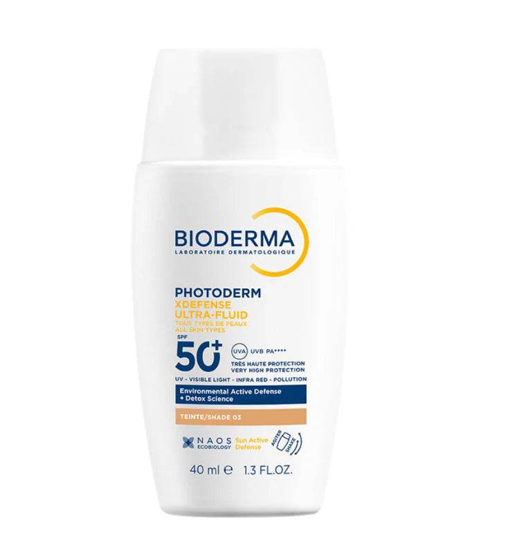 BIODERMA Photoderm Xdefense Ultra Fluid SPF50+ 40ml Protection UV Pollution Lumière Bleue Anti-Âge - Image 3