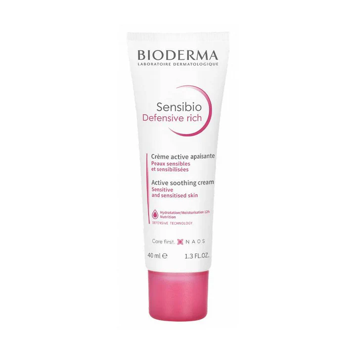 BIODERMA Sensibio Gel Moussant 200ml + Sensibio Defensive Riche Crème 40ml = Trousse Offerte - Image 3
