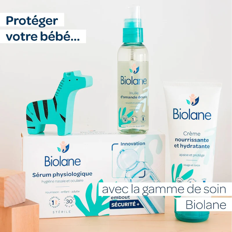 BIOLANE Crème Nourrisante et Hydratante 50ml Crème Visage Bébé Nutrition Hydratation - Image 7