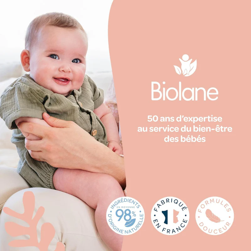 BIOLANE Eau De Toilette Fraîcheur 200ml Eau Parfumée Bébé Senteur Douce - Image 7