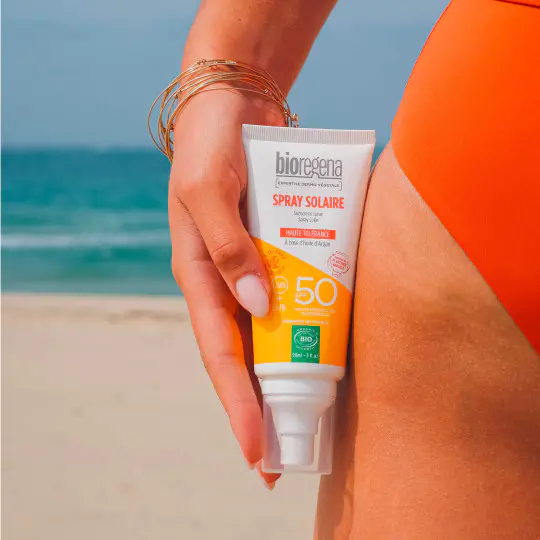 Bioregena Spray Solaire Adultes SPF50+ 90ml Protection Solaire Naturelle Bio Résistant Eau Sport - Image 3