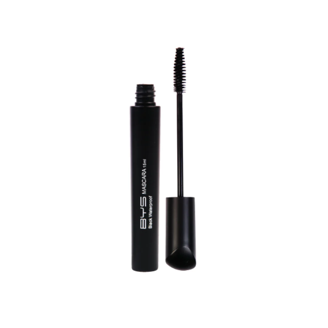 BYS Mascara Waterproof Black Longue Tenue Volume Intense Résistant Eau Noir Profond