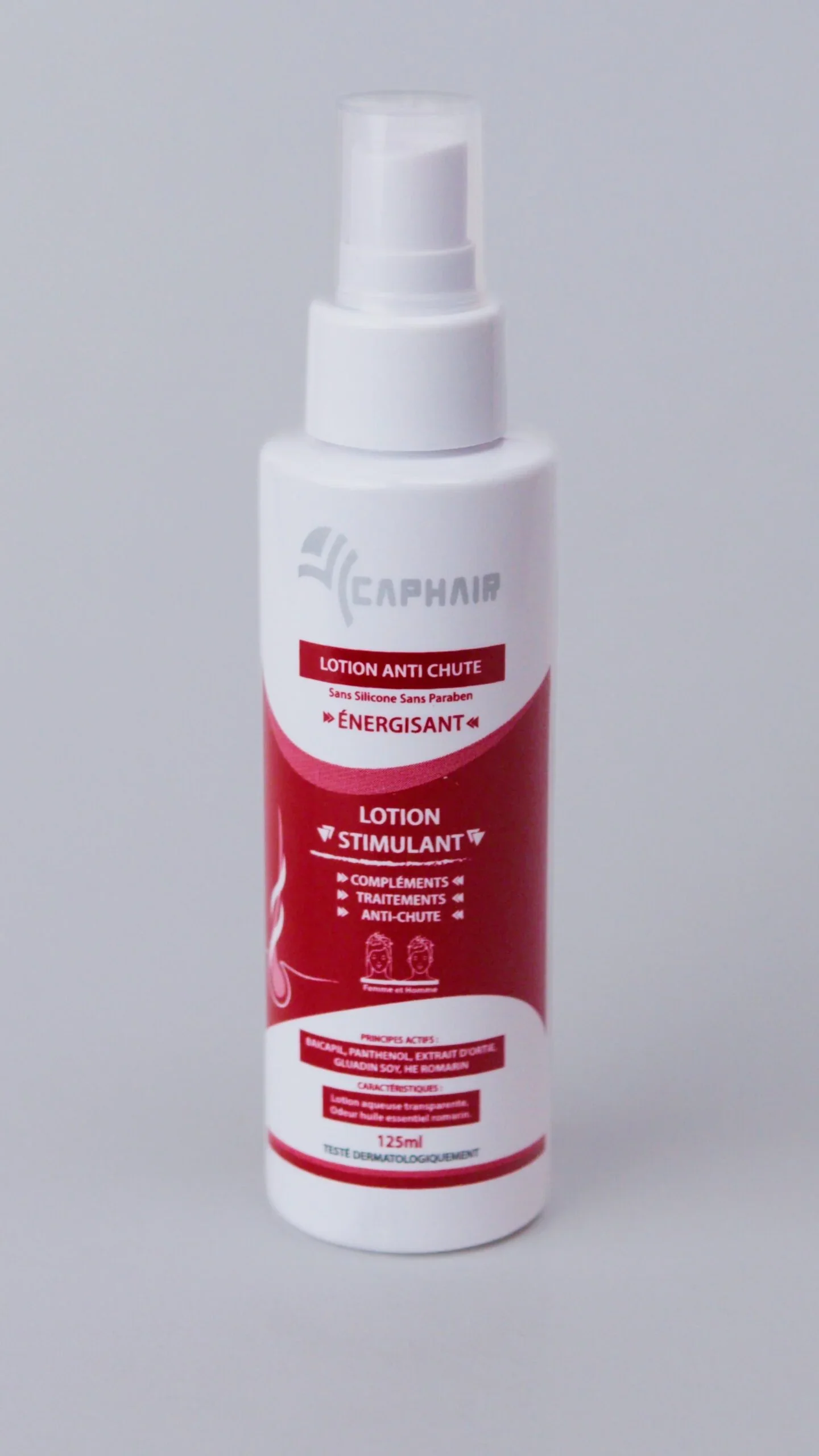 CAPHAIR Lotion Anti-Chute 125ml Application Directe Cuir Chevelu Réduit Chute Stimule Repousse Fortifie Racines - Image 2