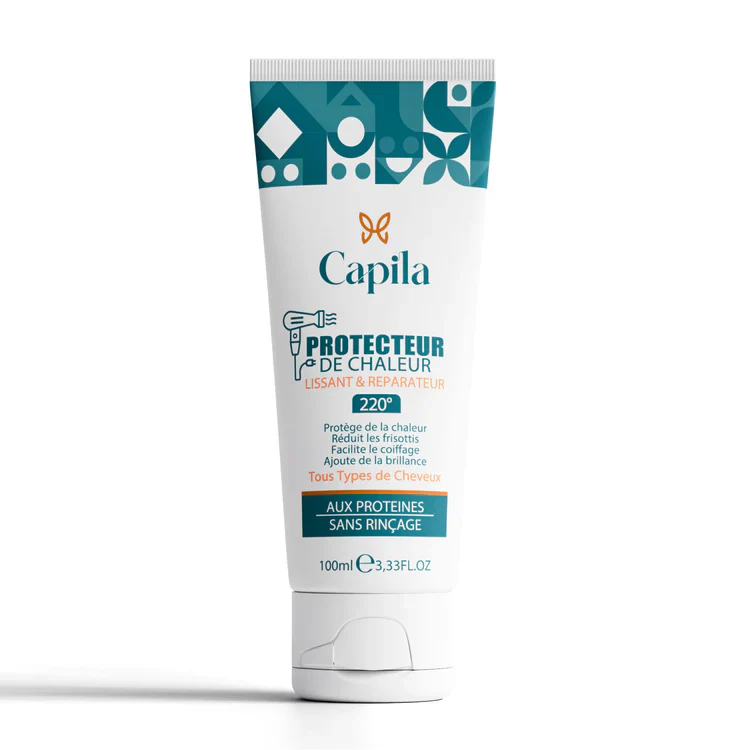 CAPILA Protecteur Chaleur Lissant Réparateur 100ml Thermo-Protection 230°C Cheveux