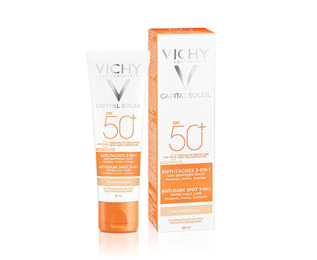 VICHY Capital Soleil Soin Anti-Taches Teinté 3-en-1 SPF50+ 50ml - Image 2