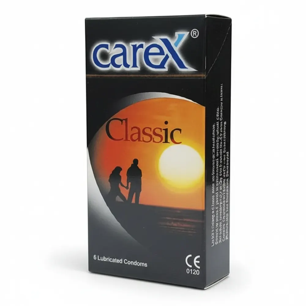 CAREX Préservatifs Classiques x6 Protection Fiable Latex Naturel Résistance Optimale Confort Sécurité Contraception