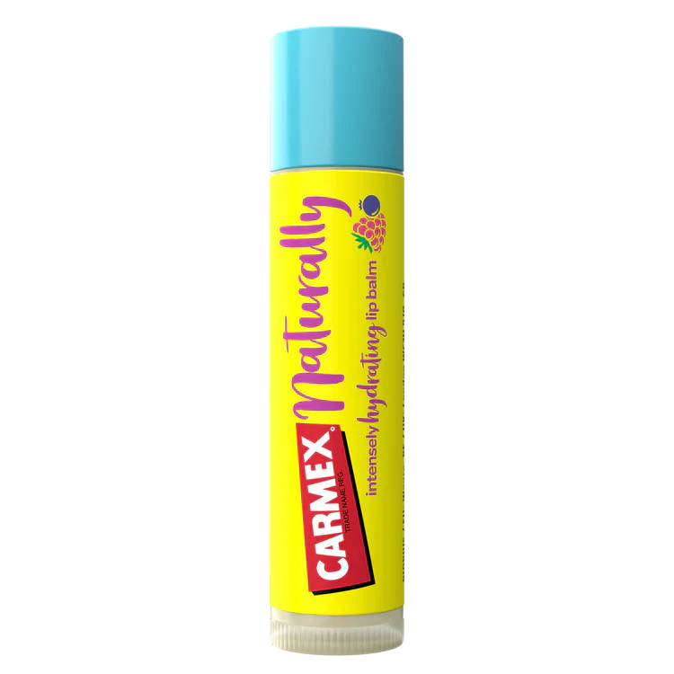 CARMEX Naturally Fruits Rouges 4,25g Baume à Lèvres Naturel Hydratant Parfum Fruité - Image 2