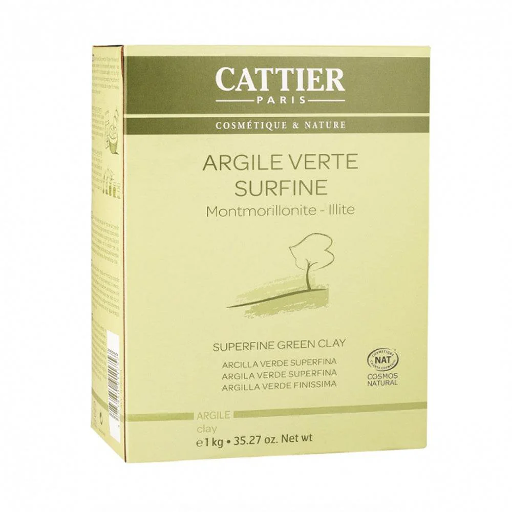 Cattier Argile Verte Surfine 1kg