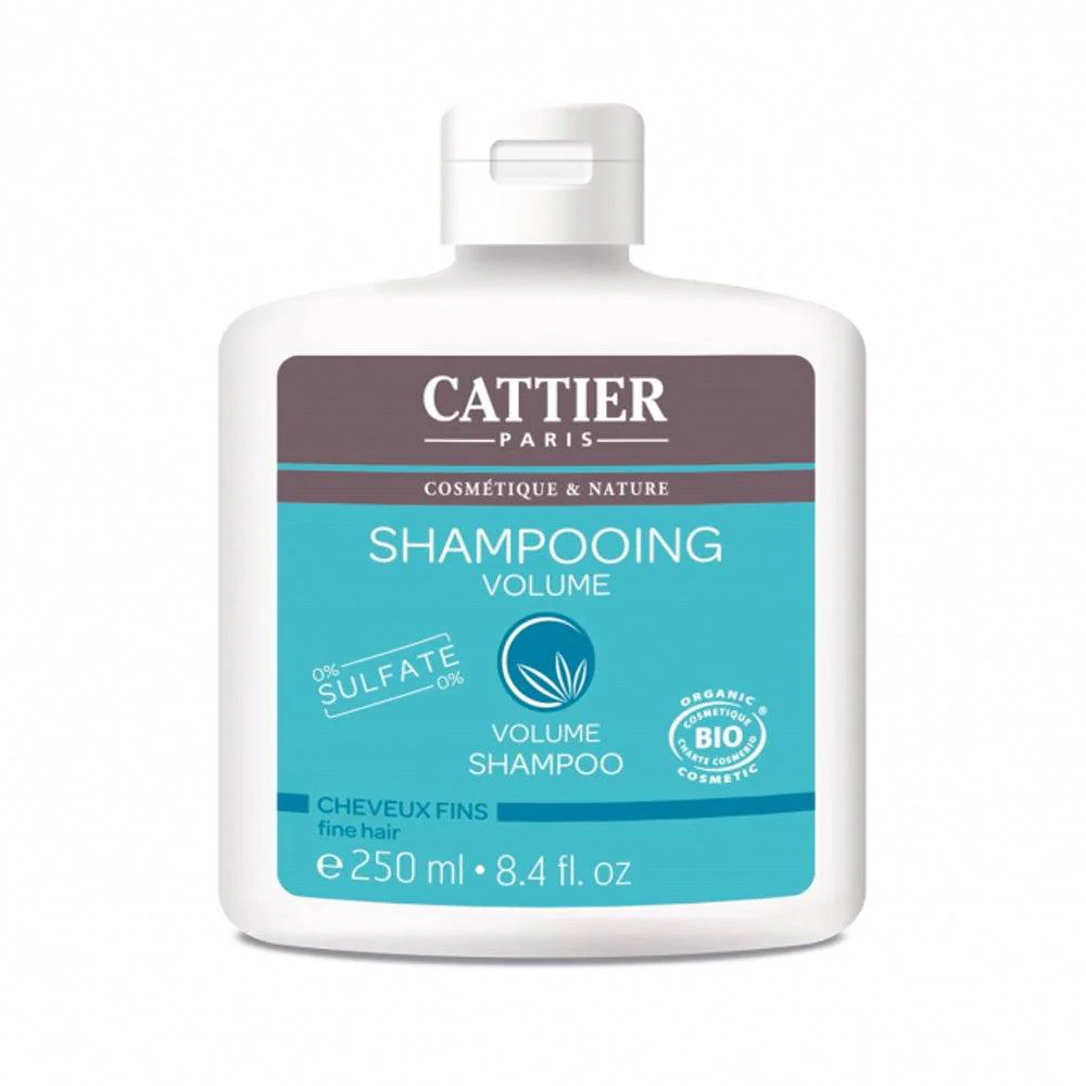 Cattier Shampooing Volume Cheveux Fins Sans Sulfate 250ml
