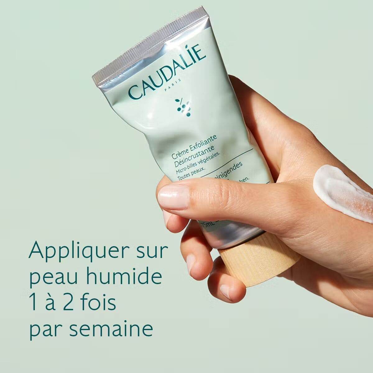 Caudalie Crème Exfoliante Désincrustante 75ml - Gommage Doux Éclat Immédiat - Image 4