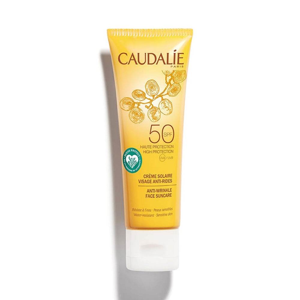 Caudalie Crème Solaire Visage Anti-Rides SPF 50 50ml - Protection Anti-Âge Haute
