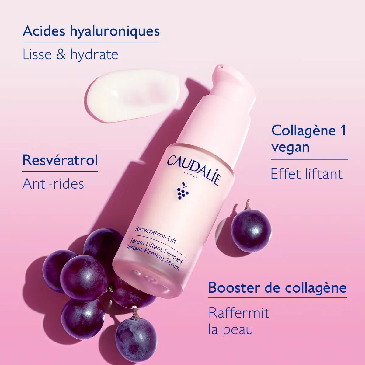 CAUDALIE Resveratrol-Lift Sérum Liftant Fermeté Recharge 30ml Anti-Âge Raffermissant - Image 5
