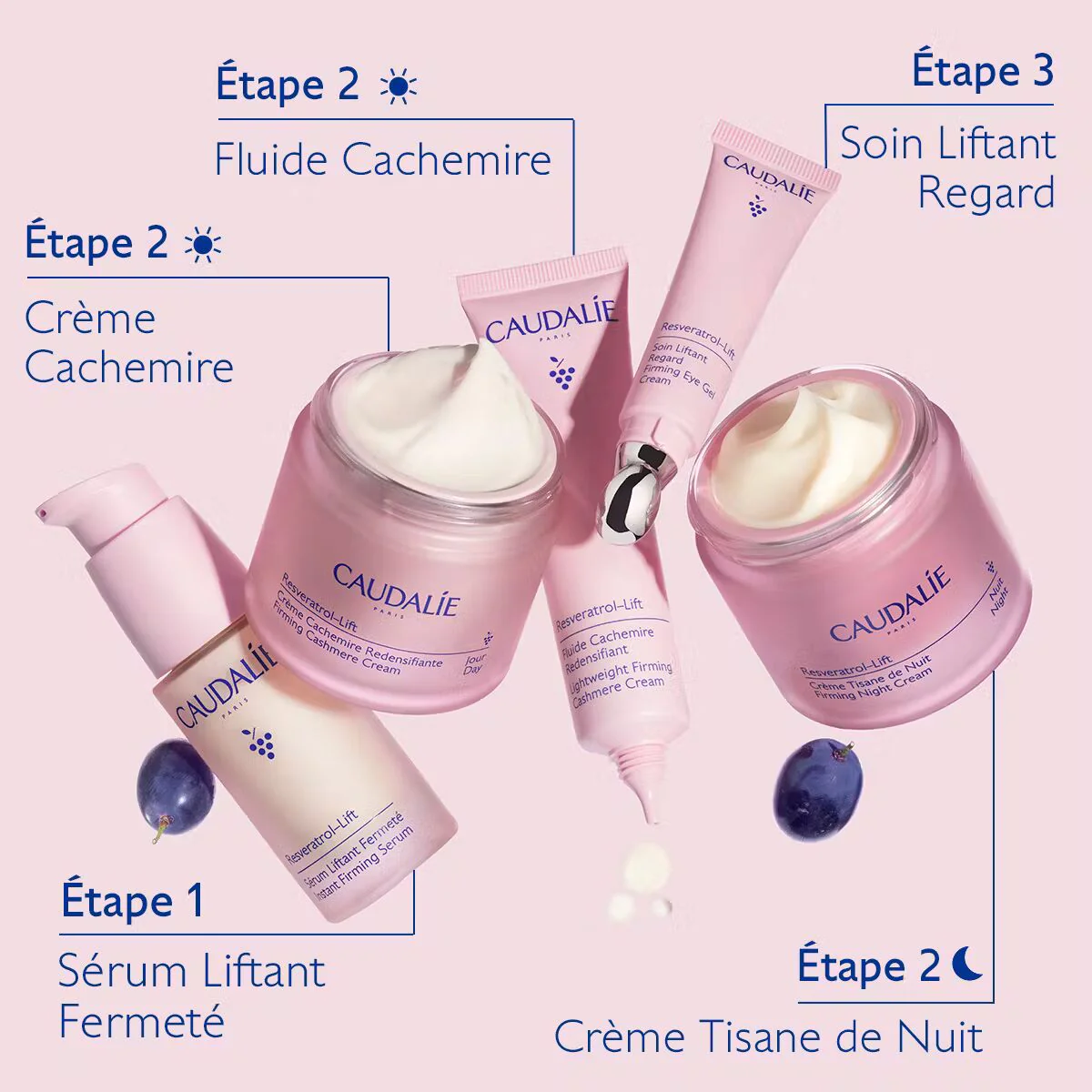 CAUDALIE Resveratrol-Lift Sérum Liftant Fermeté Recharge 30ml Anti-Âge Raffermissant - Image 7