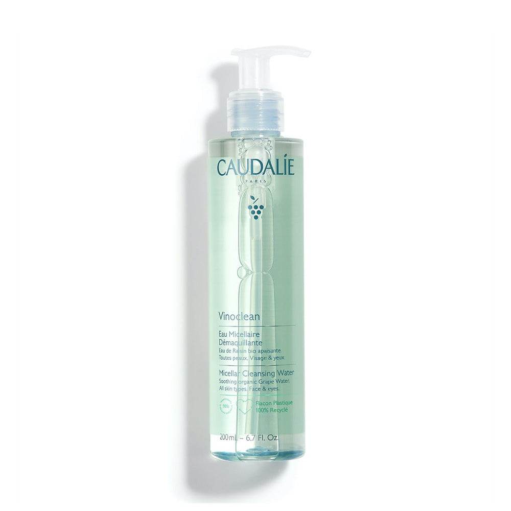 Caudalie Vinoclean Eau Micellaire Démaquillante 200ml - Nettoyage Doux 3-en-1