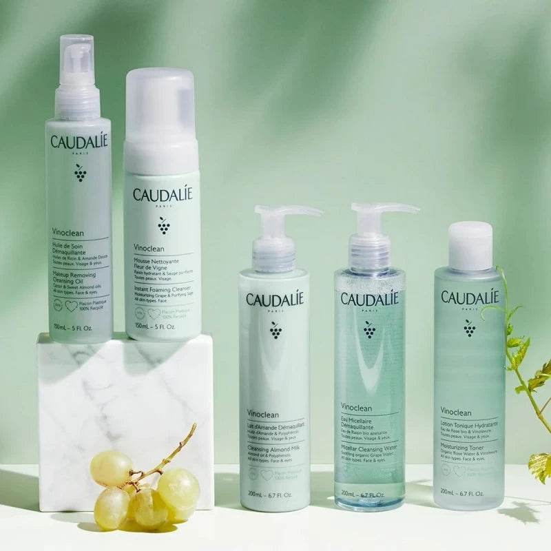 Caudalie Vinoclean Eau Micellaire Démaquillante 200ml - Nettoyage Doux 3-en-1 - Image 2