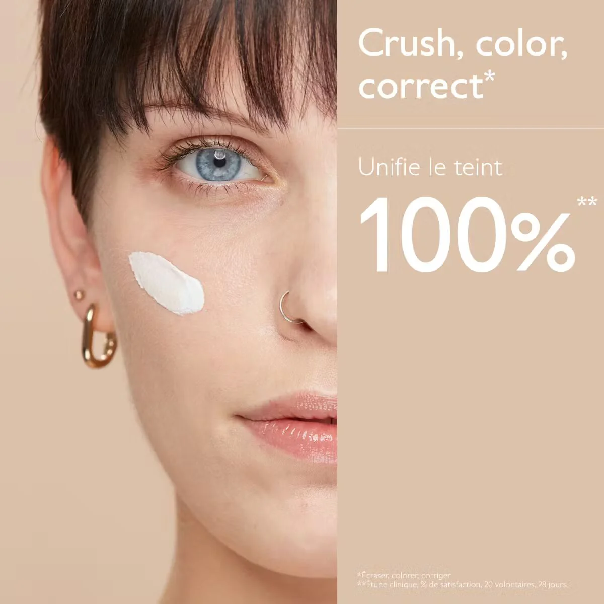 CAUDALIE Vinocrush Crème Teintée 1 Light 30ml Teint Naturel Hydratation 24H Couvrance Légère - Image 3
