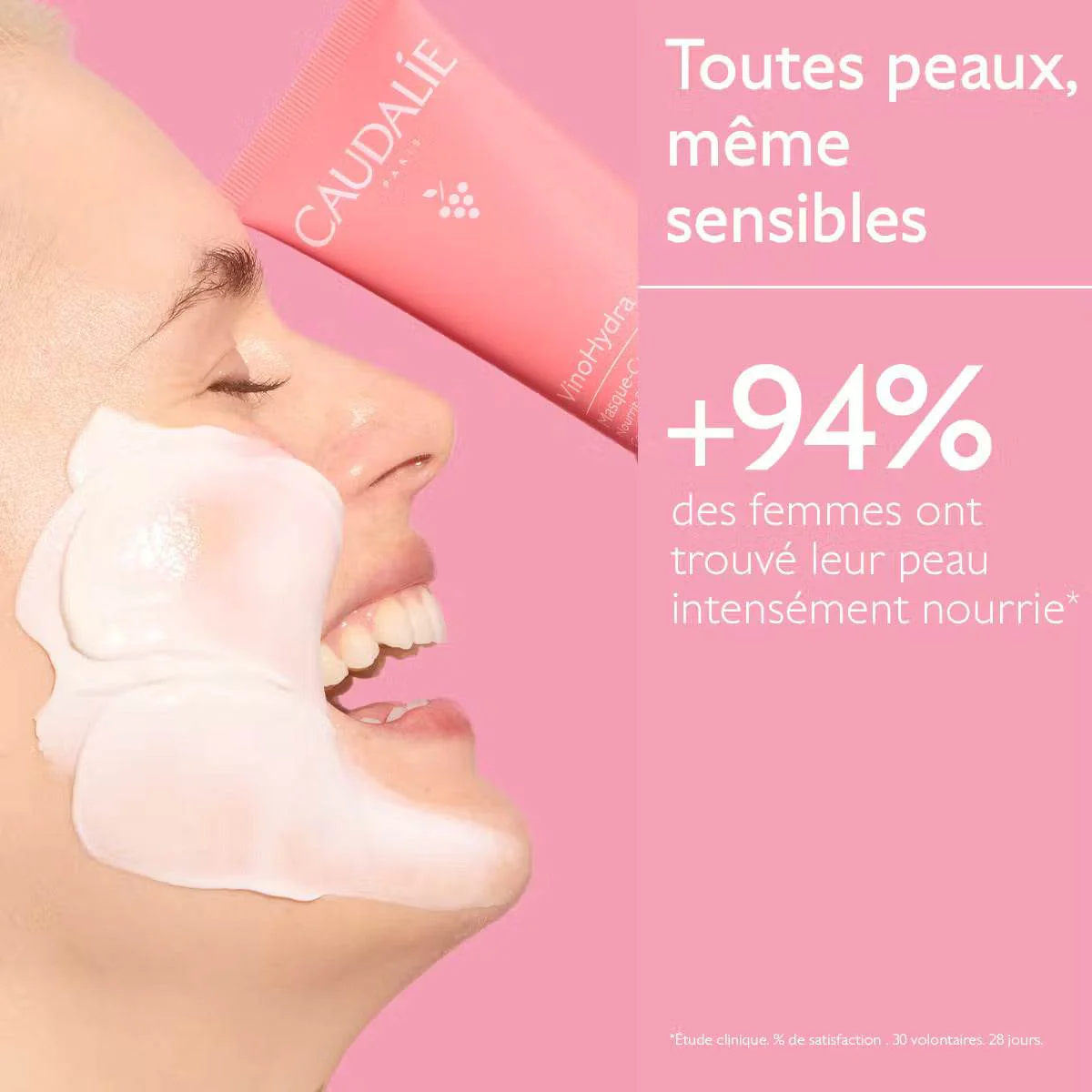 Caudalie Vinosource-Hydra Masque-Crème Hydratant 75ml - Image 4