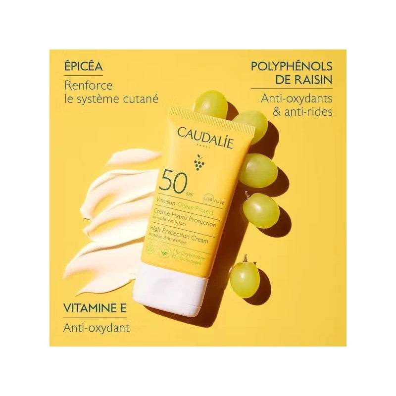 Caudalie Vinosun Protection Crème HP SPF50+ 50ml - Image 2