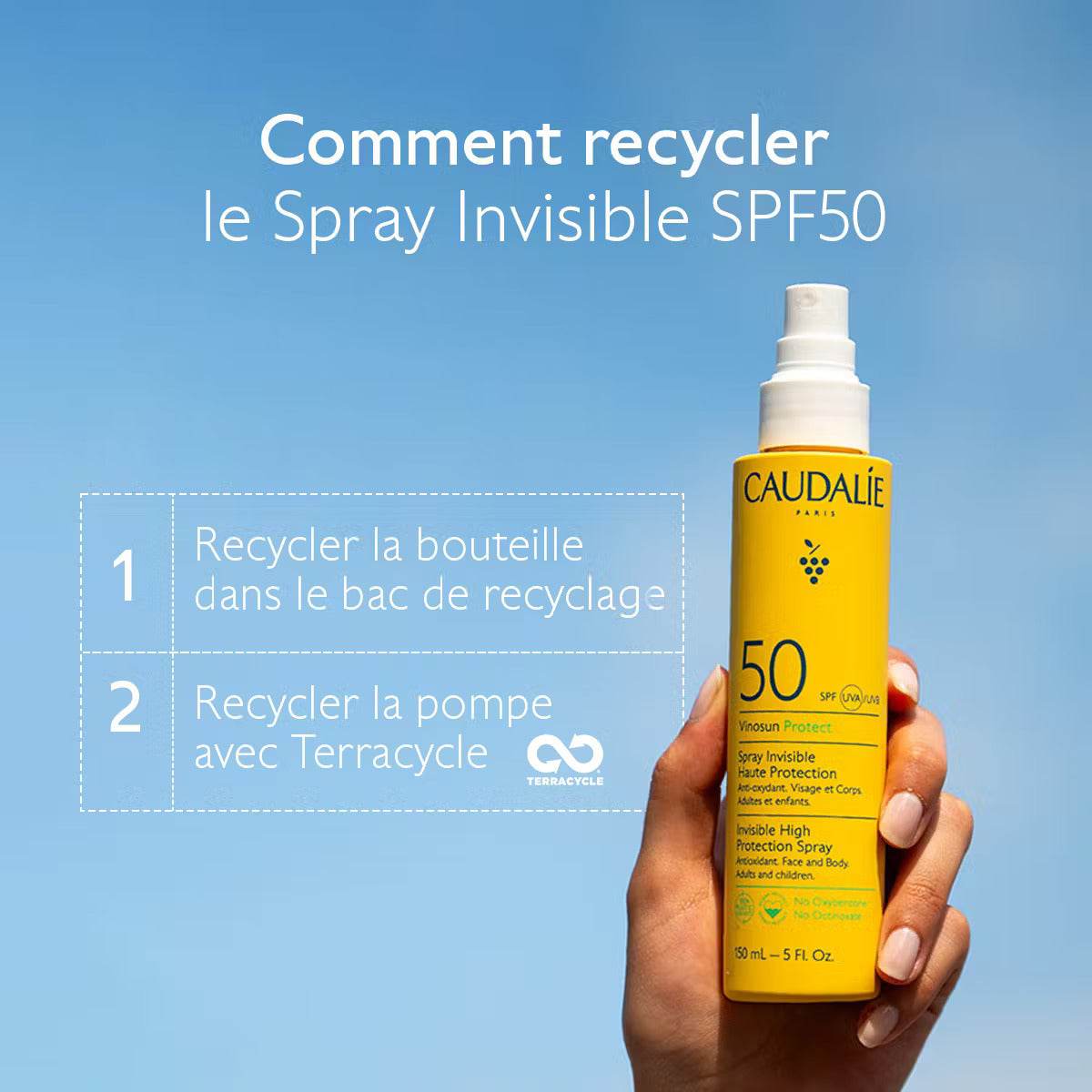 Caudalie Vinosun Protection Spray SPF50 150ml - Image 4