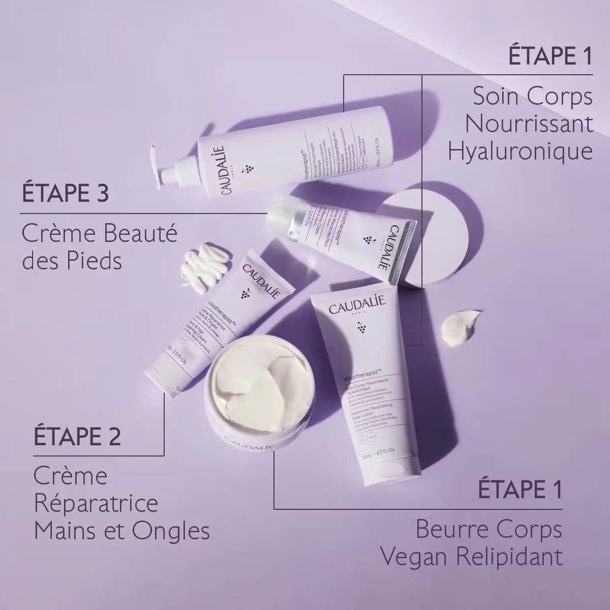 Caudalie Vinotherapist Beurre Corps Vegan Relipidant 250ml - Image 4