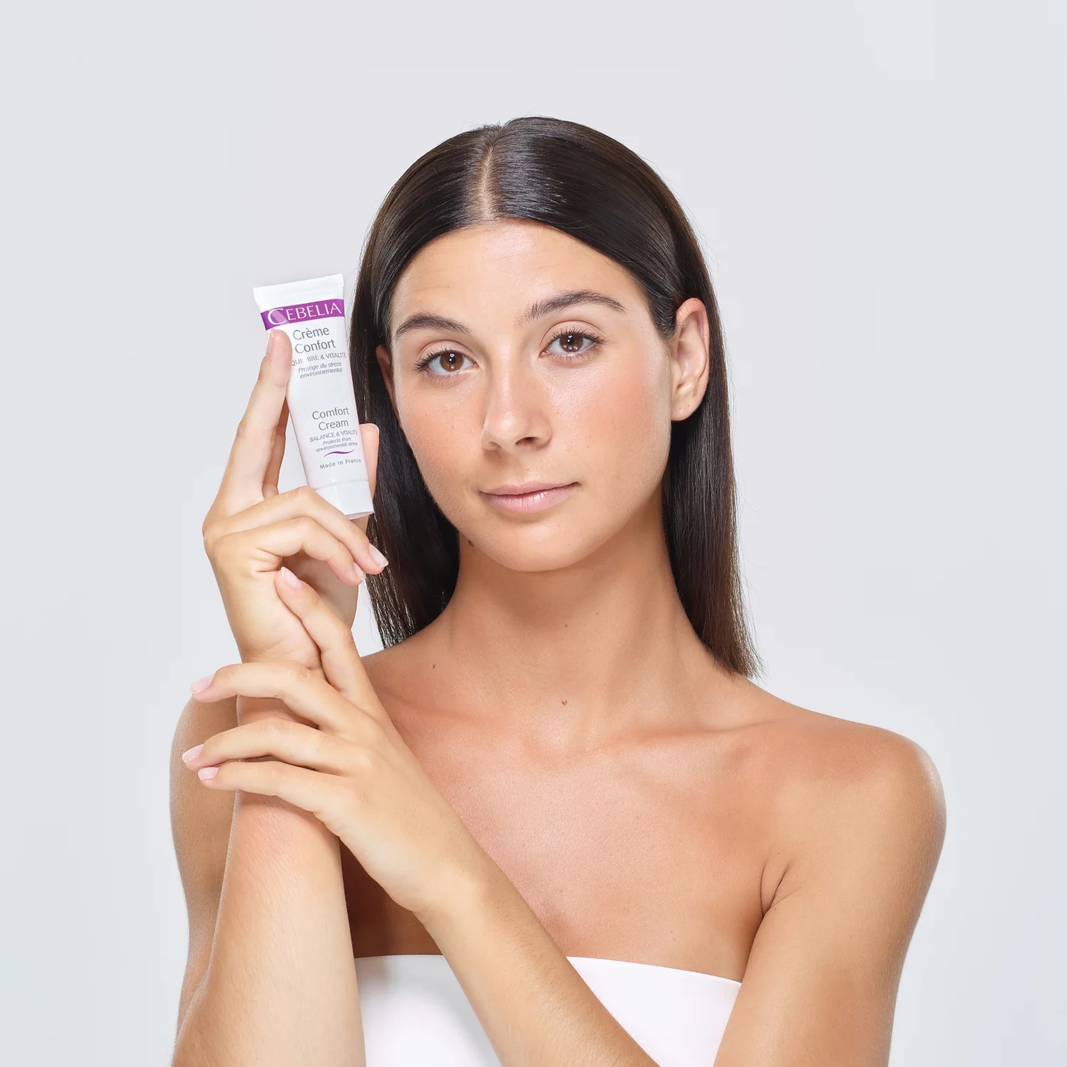 CEBELIA Crème Confort Visage 40ml Hydratante Apaisante Peaux Sensibles Réactives Protection Barrière - Image 3