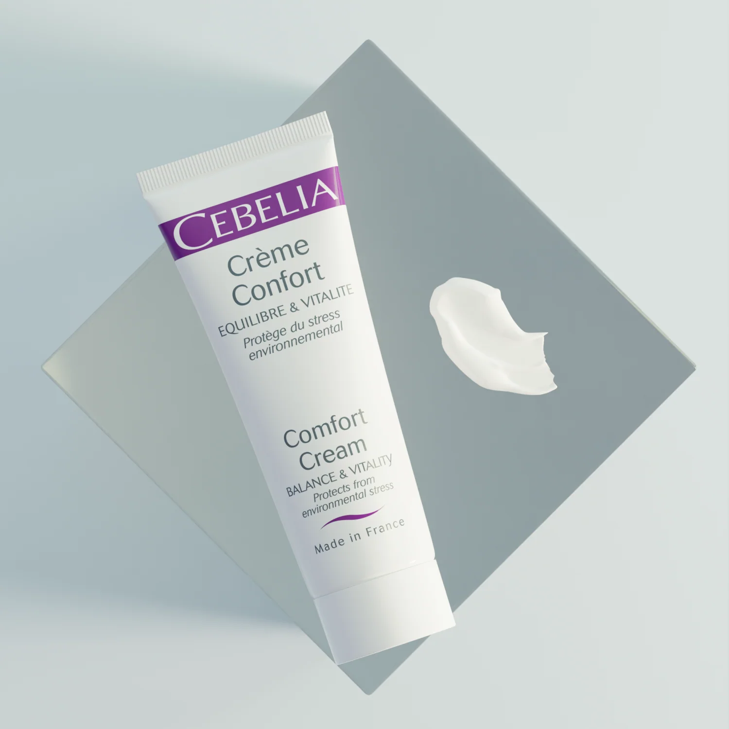 CEBELIA Crème Confort Visage 40ml Hydratante Apaisante Peaux Sensibles Réactives Protection Barrière - Image 4