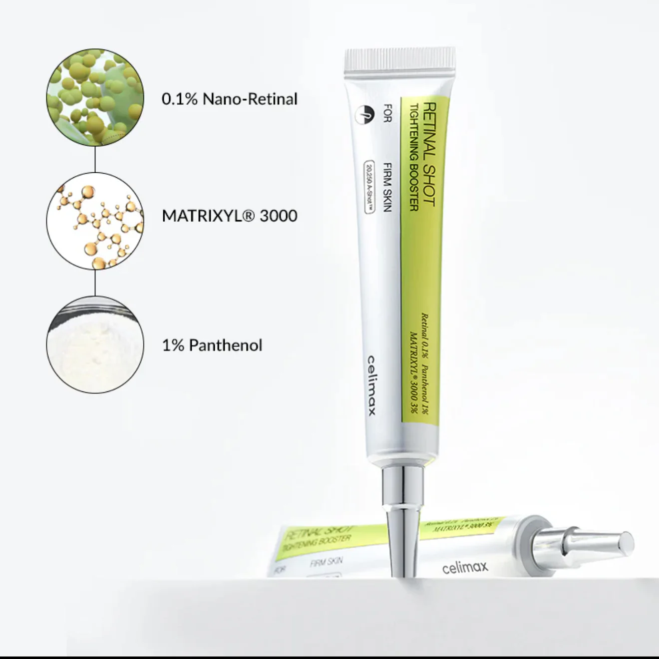 CELIMAX Retinal Shot Sérum 15ml Anti-Rides Rétinal Régénérant Texture Éclat Teint Vitamine A Anti-Âge - Image 3