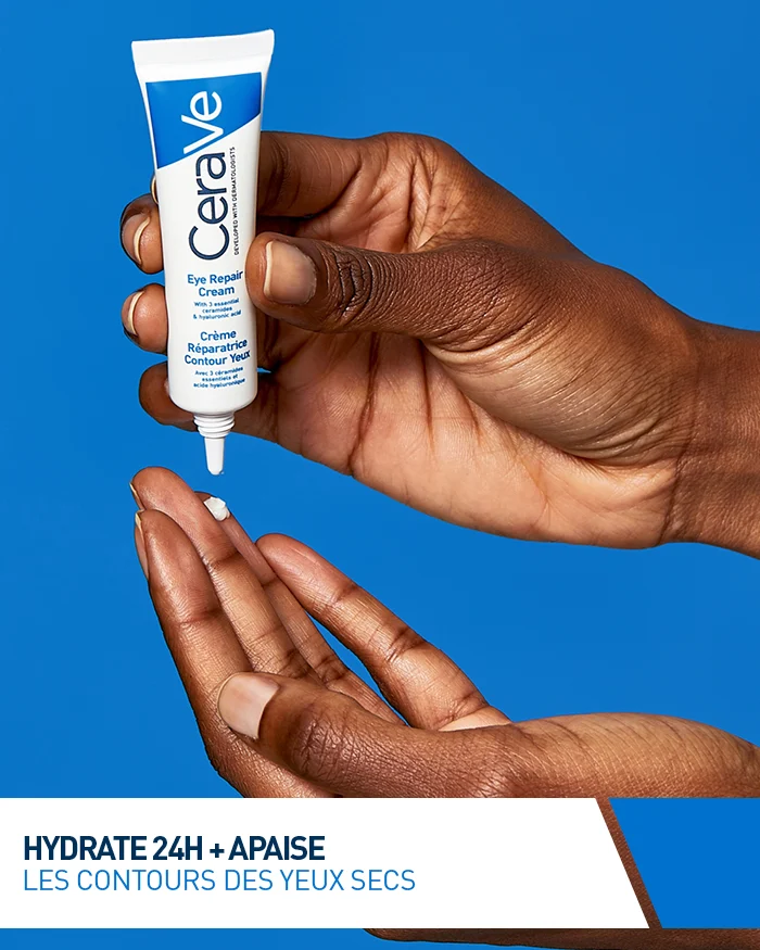 CERAVE Crème Réparatrice Contour des Yeux 14ml 3 Céramides Essentiels Acide Hyaluronique Niacinamide Anti-Âge Cernes - Image 4