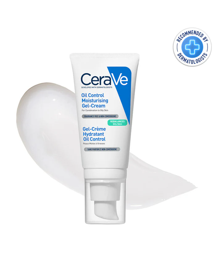CERAVE Gel-Crème Hydratant Oil Control Visage 52ml Peaux Grasses Mixtes Céramides Niacinamide Acide Hyaluronique Matifiant Non Comédogène - Image 2