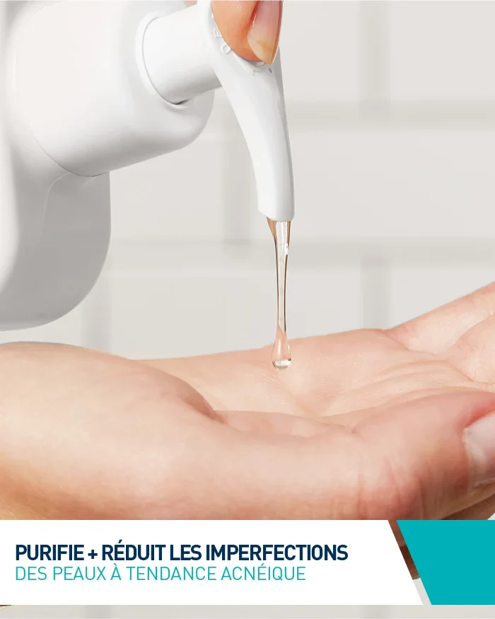 CERAVE Gel Moussant Anti-Imperfections 236ml Acide Salicylique 2% Niacinamide Céramides Purification Peaux Acnéiques Boutons Points Noirs - Image 6