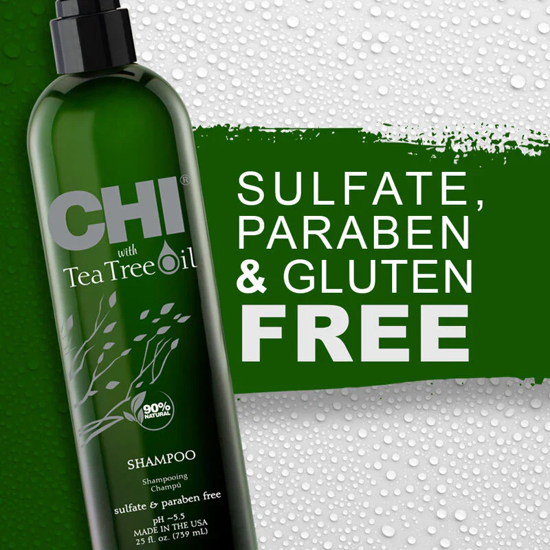 CHI Tea Tree Oil Shampooing Huile d'Arbre à Thé 340ml Purifiant Apaisant - Image 4