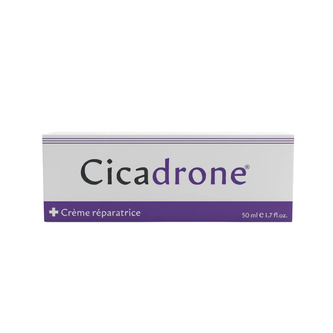 CICADRONE Crème Réparatrice 50ml Soin Cicatrisant Apaisant Irritations Rougeurs Peaux Sensibles Abîmées