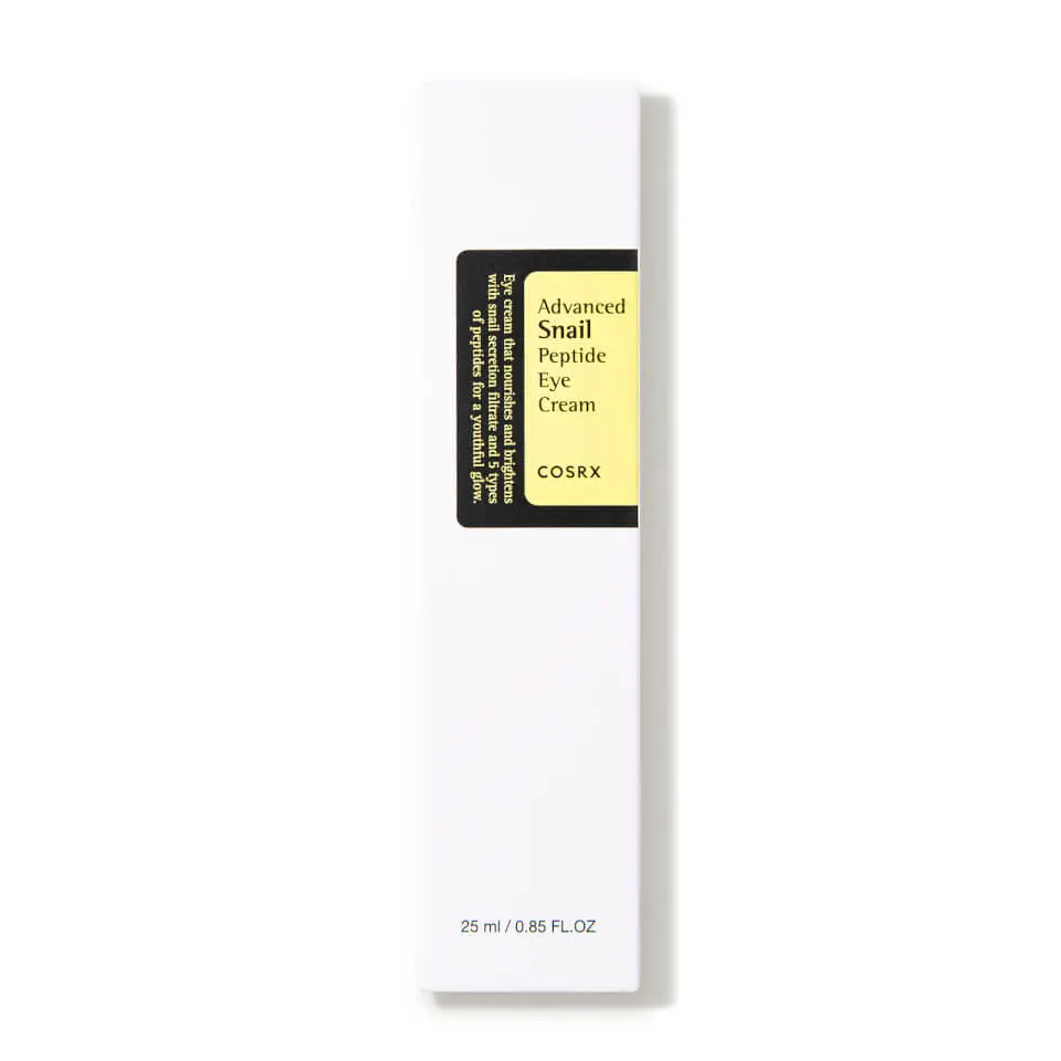 COSRX Advanced Snail Peptide Eye Cream 25ml Crème Contour Yeux Anti-Âge Peptides Snail Mucin Rides Cernes Hydratation - Image 2