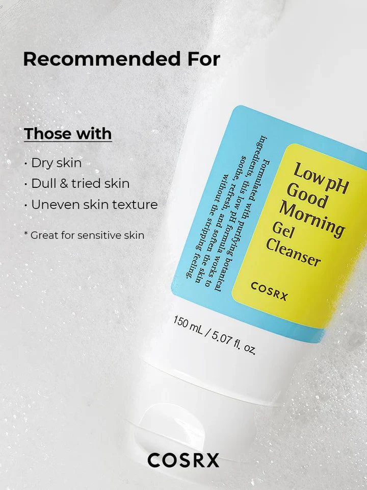 COSRX Low PH Good Morning Gel Cleanser 150ml Gel Nettoyant Visage pH Doux Tea Tree Nettoyage Délicat Peaux Sensibles - Image 6