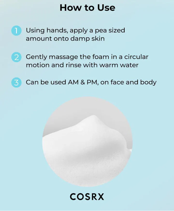 COSRX Low PH Good Morning Gel Cleanser 150ml Gel Nettoyant Visage pH Doux Tea Tree Nettoyage Délicat Peaux Sensibles - Image 8