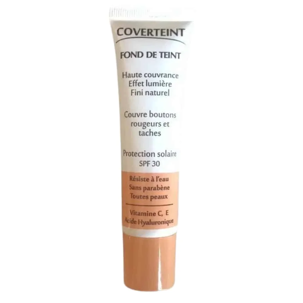 COVERTEINT Fond de Teint SPF30 30ml Fond de Teint Couvrant Protection Solaire Longue Tenue Éclat Naturel - Image 3
