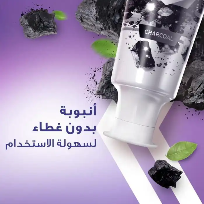 CREST 3D White Dentifrice Whitelock Charcoal 88ml Blanchiment Charbon Actif Dents Blanches Éclat Sourire - Image 5