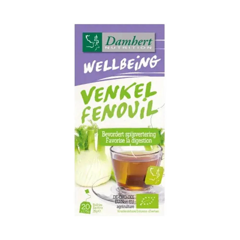 Damhert Wellbeing Tisane Fenouil 20+5 Sachets - Image 2