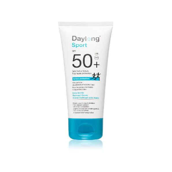 DAYLONG Sport Gel SPF50+ 50ml Gel Solaire Sport Très Haute Protection Résistant Eau Transpiration
